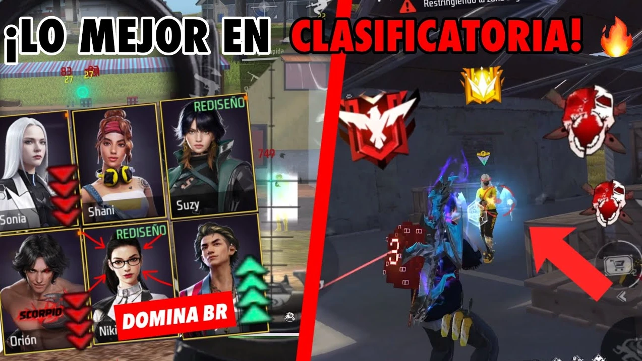 Mejor combo en Clasificatoria Free Fire