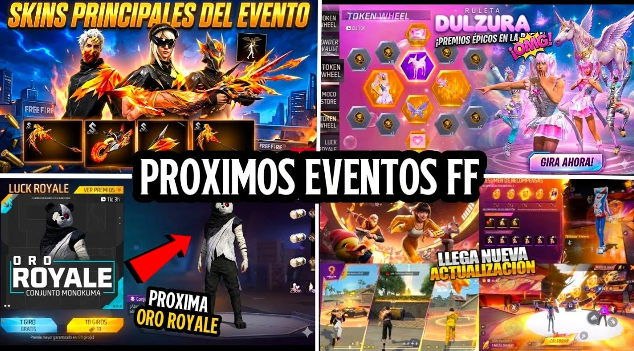 Proximos eventos Free Fire